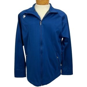 Champion Men’s Cold Weather Gear Full Zip Athletic Jacket Sz Large Blue Duofold